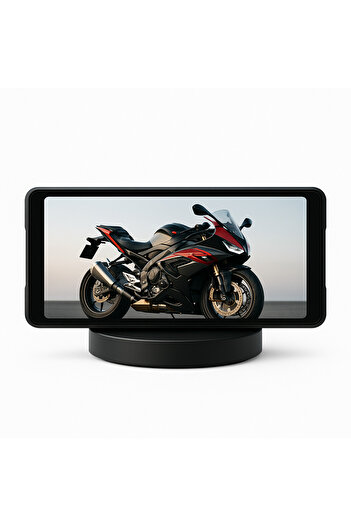 Android auto PROMO - 7 Inch Screen AndroidAuto, for Motorcycles + ScreenProtect + Water resistant Cover