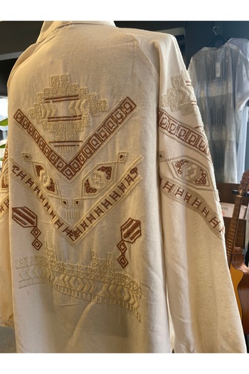 Dadali Women's Cotton Embroidered Stone Embroidered Kimono
