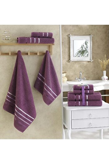 Karna Home Набір рушників для ванної кімнати 4 штуки - 70X140см x2 / 50x90см x2
