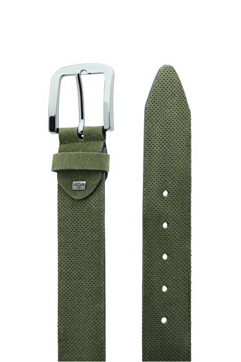 Kiğılı Sports Patterned Suede Belt
