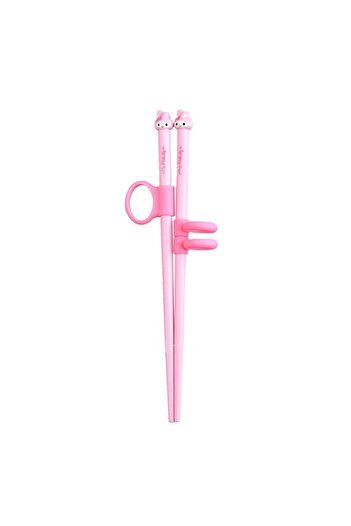 Choice B Sanrio Kuromi Cinnamoroll Hello Kitty Chopsticks Melody Kids Fast Practice Finger-Cot Chopsticks .