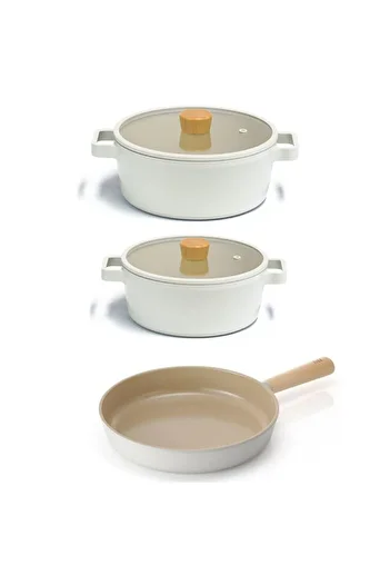 NEOFLAM Fika Cast Aluminum 5 Piece Cookware Set