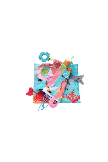 Kikka Boo Educational book with teething toy KikkaBoo Ocean animals