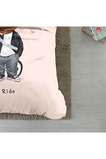 Favourite Vivert Beige Multicolor Pattern Kids Comforter Set Single, Double 4 Piece Set