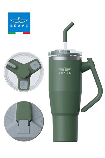 Brave Temp Guard 40 oz Stainless Steel Insulated Tumbler