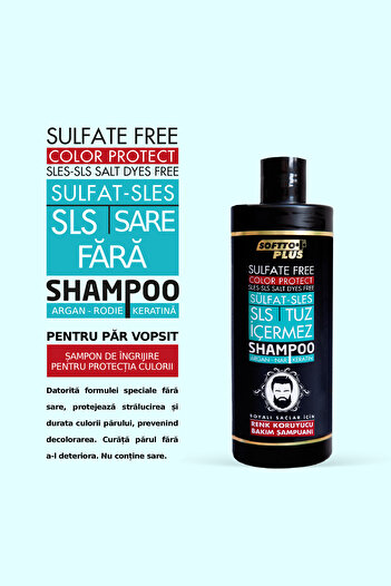 Softto Plus Șampon Pentru Păr Vopsit Cu Protecție a Culorii 400 ml