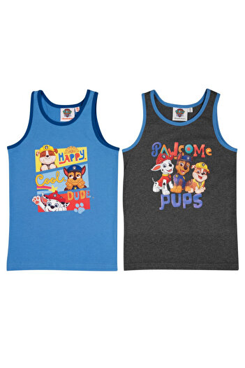 PAW PATROL Set of 2 boys' t-shirts, blue/gray, Cool Happy, Paw Patrol