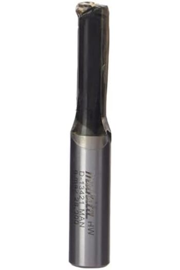 Makita Straight Router Bit Model D-13421 from Makita, Silver