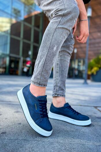 Chekich Men's Shoes Ch043 Cbt Cowien - Navy Blue