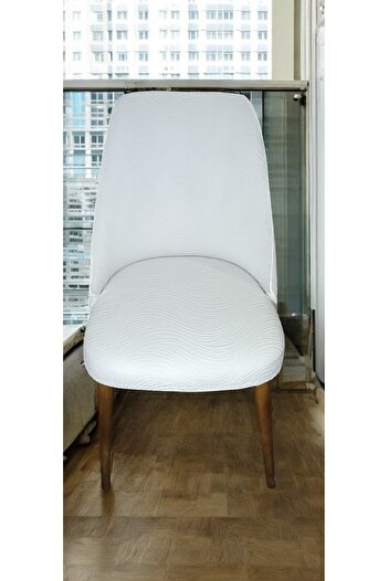 NEFİS HOME buyok Oval Sandalye Kılıfı ,sandalye Örtüsü jakarli ,yıkanabılır,lastıklı 1 Adet