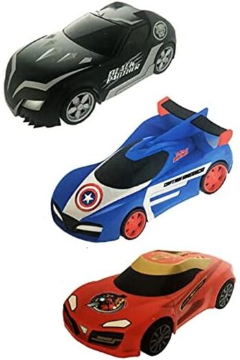 Marvel Avengers Friction Cars Pack Of 3