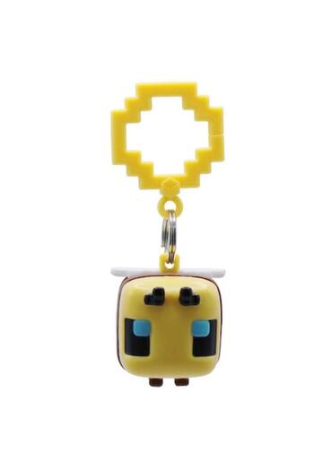 MINECRAFT Figurina 3D, cu Breloc si 2 stickere, albina, V3, 6cm