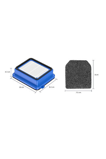 PAA-home Set filtre filtru hepa si filtru burete compatibile Electrolux Q6 Q7 Q8 WQ61/WQ71/WQ81