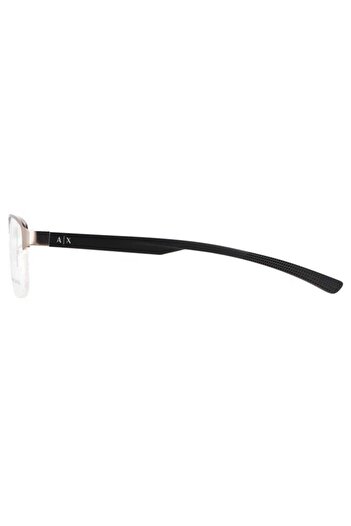 Armani Exchange eyeglasses frames, AX 1061 6045, rectangular, silver, metal, 57 mm x 17 mm x 140 mm