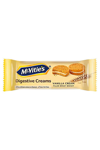 McVities Digestive Creams Vanilla Filled Wheat Biscuit, 40 g