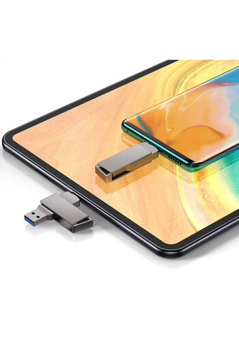 Techsuit External Memory 32GB Techsuit, USB 3.0, Type-C, THSM19, grey