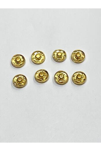 karantuhafiye Metal Snap Fasteners / Coat Cardigan Snap Fasteners / Set of 6 / 1.5 cm / Gold