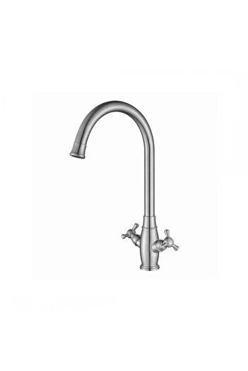 KORMAN TECHNIK Kitchen Faucet, SUS304 Stainless Steel, Satin Finish, YSQ/104