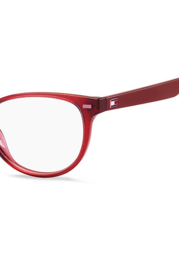 Tommy Hilfiger TH1928 DXL Women's Eyeglass Frames, Plastic, Red, 50 mm