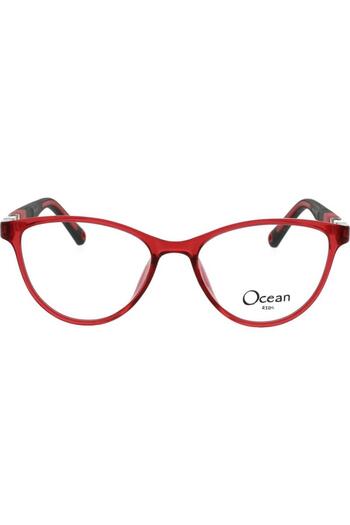 Ocean Women's M5009 C6 Eyeglass Frames, Plastic, Red, 47 mm