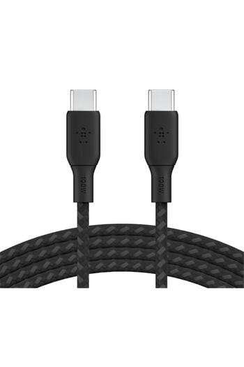 Belkin Braided USB C-C Cable 2.0 100W 3M Belkin, Black