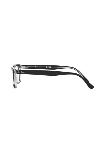 Ray-Ban Men's RX5428 2034 53 Eyeglass Frames, Plastic, Black, 53 mm
