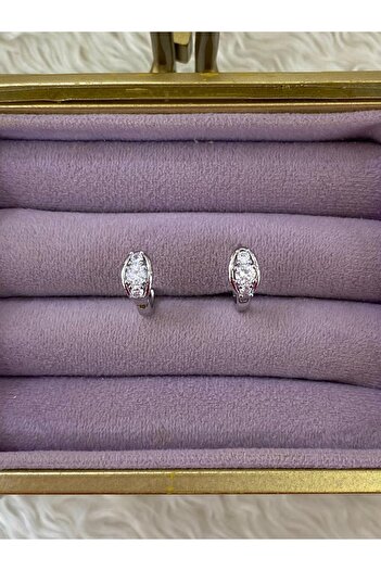 BY YASİN TOPÇU Oval Solitaire Earrings