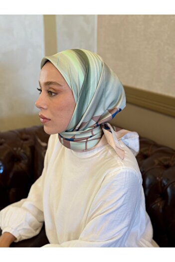 Modakaşmir Lattice Pattern Twill Scarf