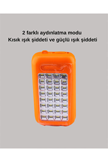 LaraThec Güneş Paneli Destekli Powerbank ve LED Işıldak – 10000 mAh, Çift USB, Outdoor Kullanım İçi