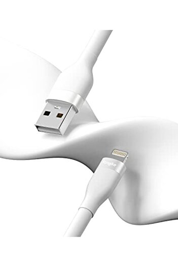 Ringke Fast Charging Pastel Cable | USB Type A to Lightning | 2m White