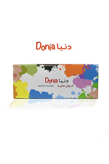 Donia 12-piece acrylic paint set