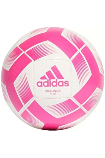 adidas Football Ball Starlancer Club, Adidas, Size 5, Synthetic Material, Pink/White
