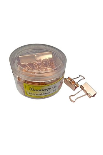 Flamingo GOLD BINDER CLIP 24PCS