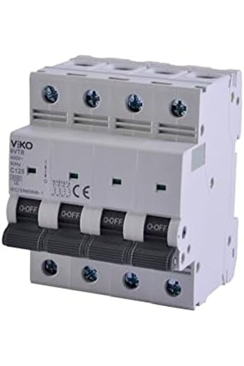 STOREMAX صمام حماية أوتوماتيكي 6VTB-4C125 من سيلبيوست، 6 كيلو أمبير، نوع C، 4 أقطاب، 125 أمبير، عصري 266450