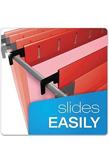 STOREMAX Snshop Surehook Extra Capacity Reinforced Hanging Folders, Letter Size, Assorted Colors