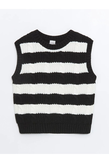 LC Waikiki Lcw Kidsecru Crew Neck Girls' Knitwear Sweater