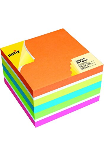 STOREMAX Polysight Neon 6 Color Cube 450 Yp 75X75 Trendzap 467437