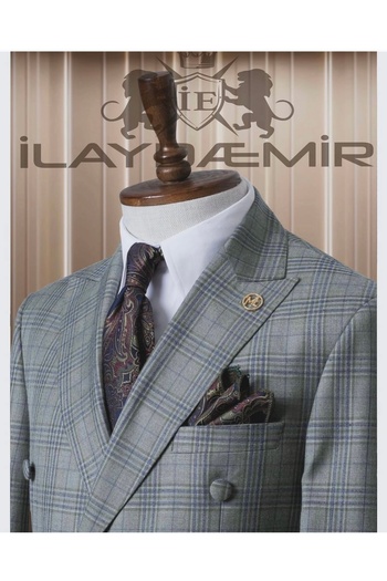 ilayda emir Suit Plaid