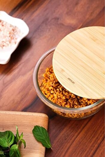 STOREMAX Sellbuyst Natural 650 ml Rectangular Borosilicate Storage Container Trendy 266450