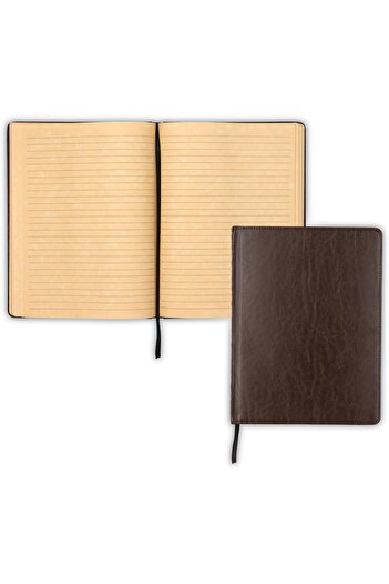 STOREMAX Snshop Vintage Hard Cover Notebook, Large Pu Leather Writing Pad, 18.5 X 25.5 Cm, 100 Sheets of Parchment t