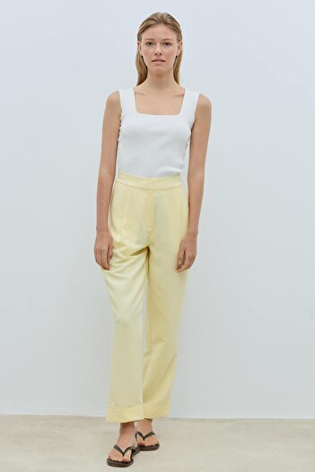 Mahal Bood Pile Detailed Tenzel Trousers
