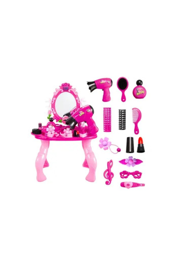 Toybox Children's Battery Powered Vanity Table with Mirror and Accessories