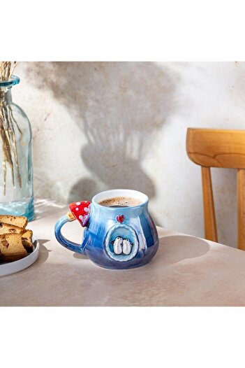 STOREMAX Goldwhirl Penguin Mug 400 ml Navy Blue Trendflash 467437