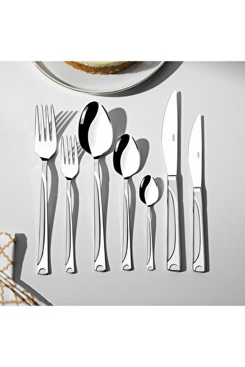 STOREMAX Sellbuyst Fiesta Satin 12 Person 89 Piece Boxed Cutlery Set Trendy 266450
