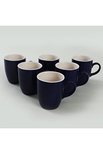 STOREMAX Goldwhirl Matte Cobalt/Matte White Cloud Mug 9 cm 6 Pieces 952/021 Trendflash 467437