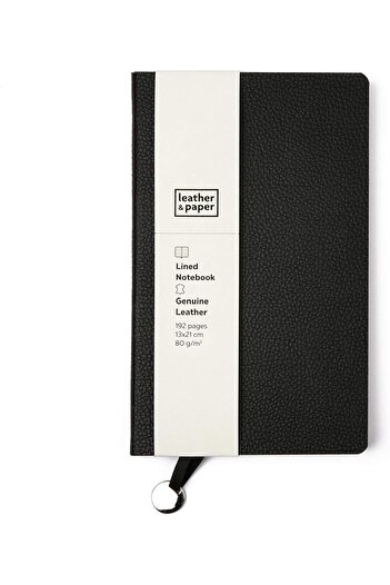 STOREMAX Snshop & Paper Lp1112 Notebook, Black, Lined 467437