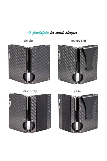 Mouzie Premium Aluminum Wallet for Men with RFID Protection