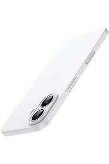 JETech Jitec Ultra-Thin Case for iPhone 16 6.1 Inches, Full Camera Lens Protection, Matte Polypropylene Cov