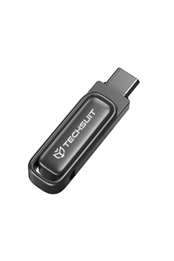 Techsuit External Memory 256GB Techsuit, USB 3.2, Type-C, THSM34, gray