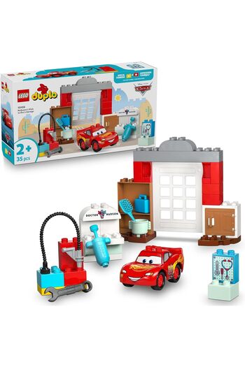 STOREMAX Snshop and Pixar Mcqueen Visit Doc's Garage 10456 - Ages 2 and up Fans Kids
